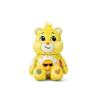 Care Bears Peluche Denim taille amusante (respectueux de l'environnement) - Ours Funshine - Notre exclusivité