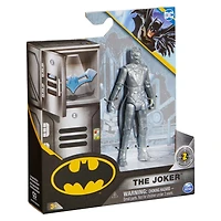 DC Comics, Metallic The Joker Action Figure with 2 Mystery Accessories, 4-inch