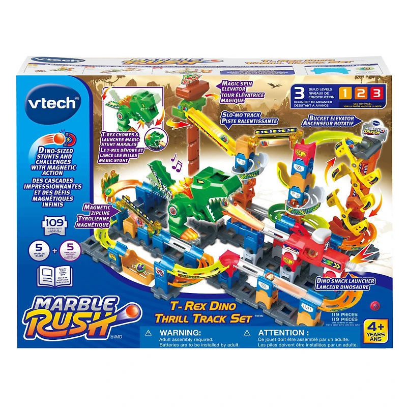 VTech Marble Rush T-Rex Dino Thrill Track Set