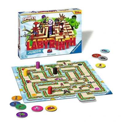Spidey and Friends Labyrinth Jr. Course aux Trésors dans un Labyrinthe en Mouvement
