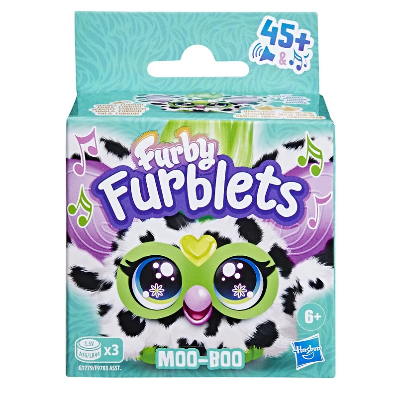 Furby Furblets Moo-Boo, mini vache en peluche