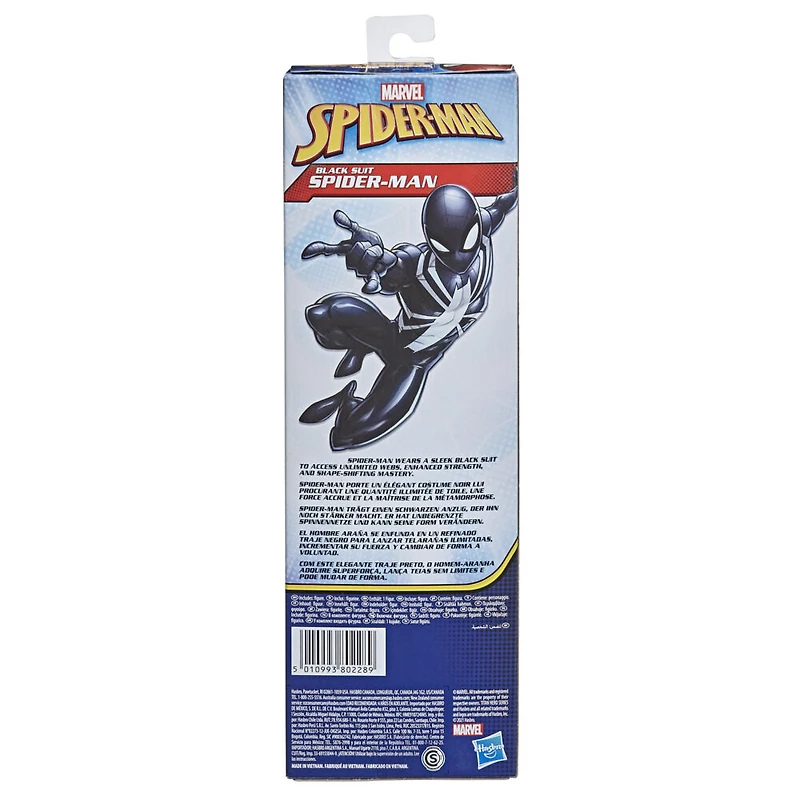 Spider-Man Titan Hero Series Web Warriors Black Suit Spider-Man