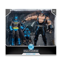 DC Multiverse Batman vs Bane 7" Action Figure and Mega Figure 2pk