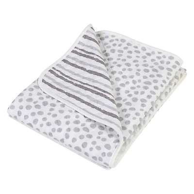 Trend Lab-Couverture en tricot nuage gris