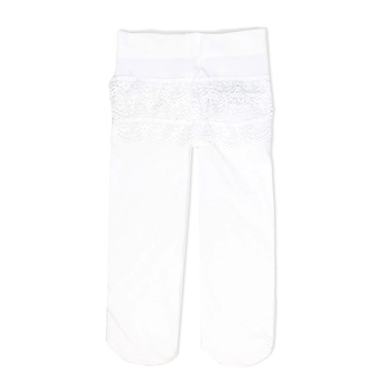 Baby Mode Signature Lot de 2 collants : rose et blanc