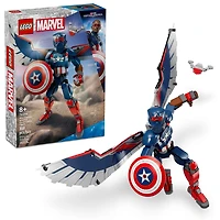 LEGO Marvel New Captain America Construction Figure Buildable Toy 76296