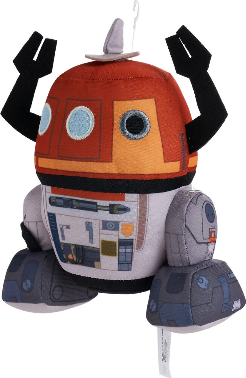 Star Wars Plush Chopper (C1-10P) Character Figure, 8-inch Soft Doll, Collectible Toy Gifts