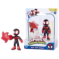 Marvel Spidey et ses Amis Extraordinaires, figurine Miles " Spin " Morales avec accessoire