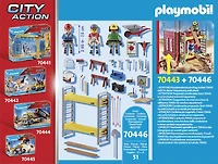 Ouvriers avec échafaudage - Playmobil