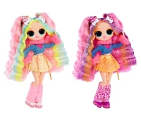 Poupée-mannequin LOL Surprise OMG Sunshine MakeoverMC, Bubblegum DJ, avec caractéristiques à couleur changeante