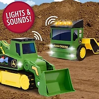 John Deere Motorized 'Lights & Sounds' Maxx Power 2-N-1 Mega Mover - English Edition