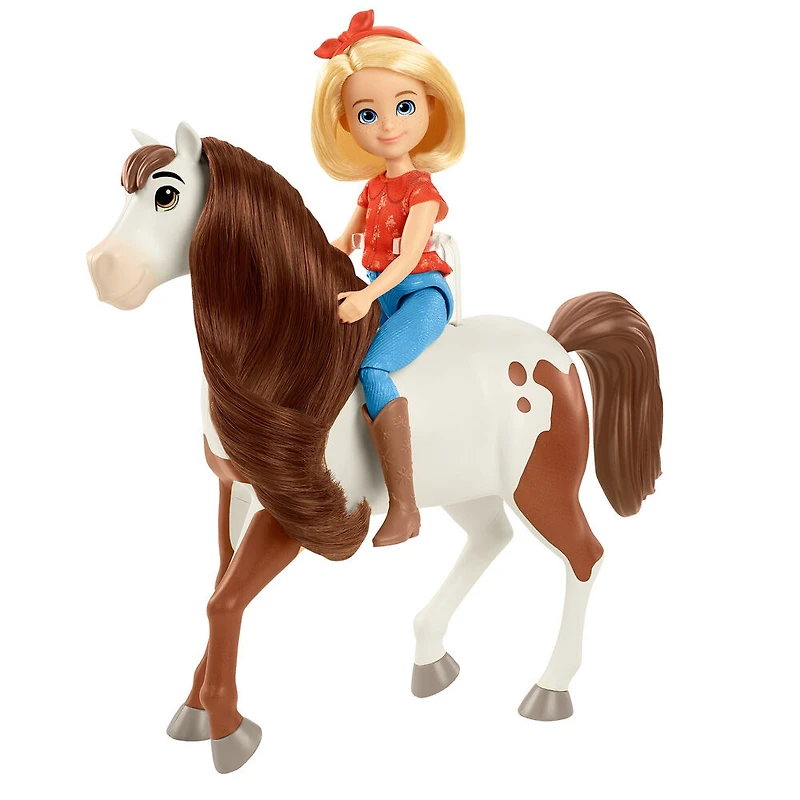 Spirit Untamed - Poupée Abigail, cheval Boomerang
