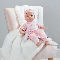 16" Baby With Bottle and Bib