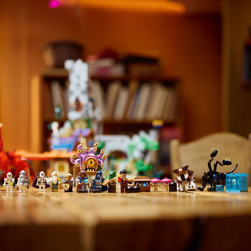 Ensemble LEGO Ideas Dungeons & Dragons : L'histoire du dragon rouge
