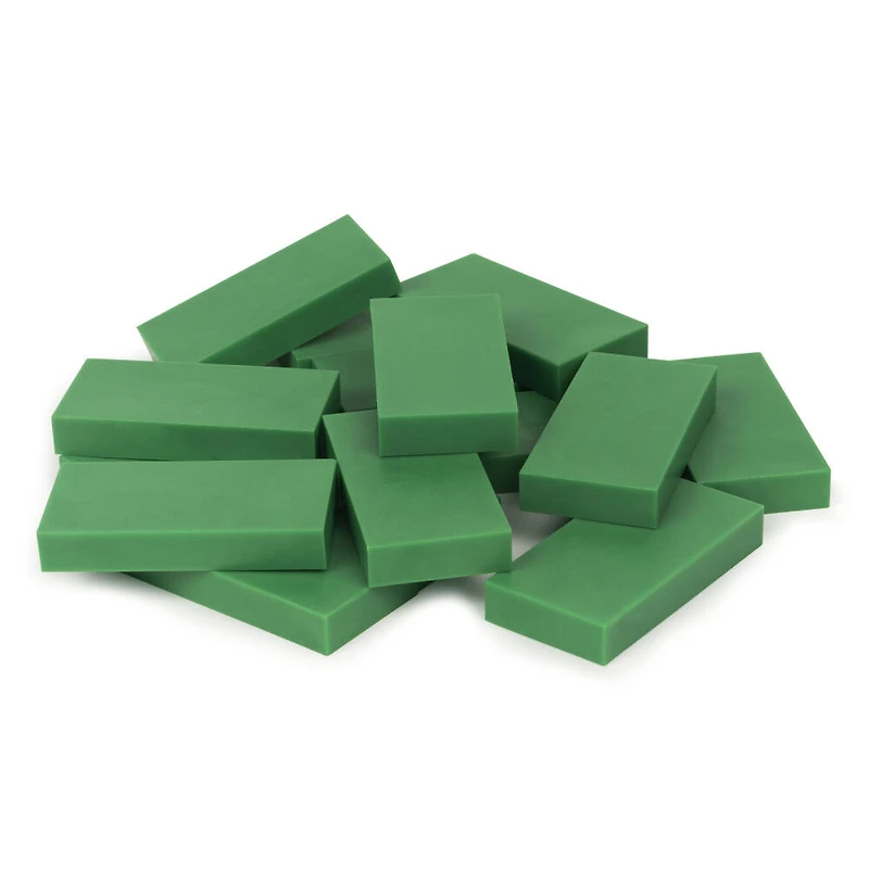 H5 Domino Creations, Coffret de 60 pièces bleu fluo/vertes par Lily Hevesh, artiste domino sur Youtube