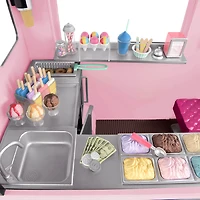 Our Generation Sweet Stop Ice Cream Truck - Pink