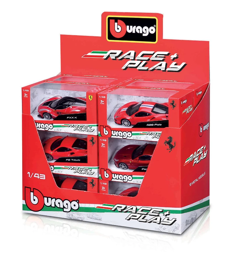 Assortiment De Voitures Ferrari À L'Échelle 1:43 - Boîte À Fenêtre/Matériel De Comptoir