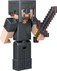 Minecraft Figurine Steve en armure Netherite