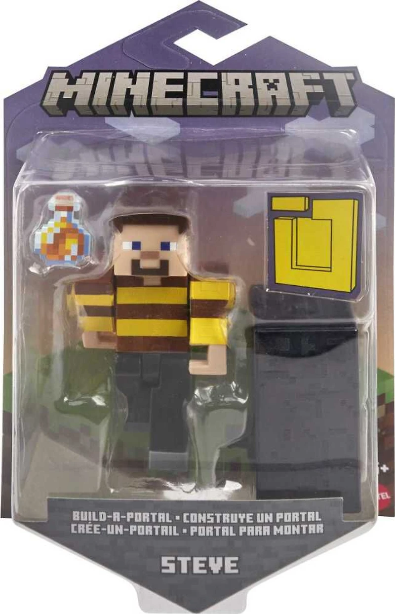 Minecraft - Figurine articulée - Steve Chandail Abeilles