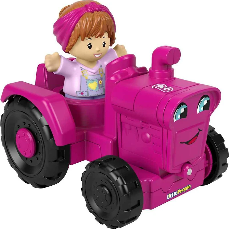 Fisher-Price Little People Barbie Tracteur de ferme, figurine