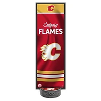 NHL Calgary Flames decorative plaque and puck holder