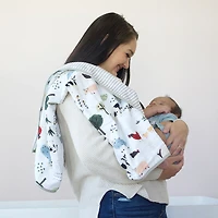 Red Rovr-Organic Cotton Muslin Swaddle Blanket