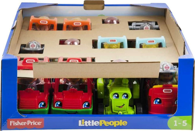 Fisher-Price Little People Toddler Toys Collection of Vehicles & Figures