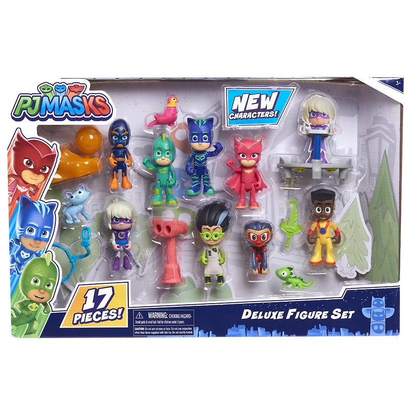 Ensemble de Figurines De Luxe des Pyjamasques - Édition anglaise