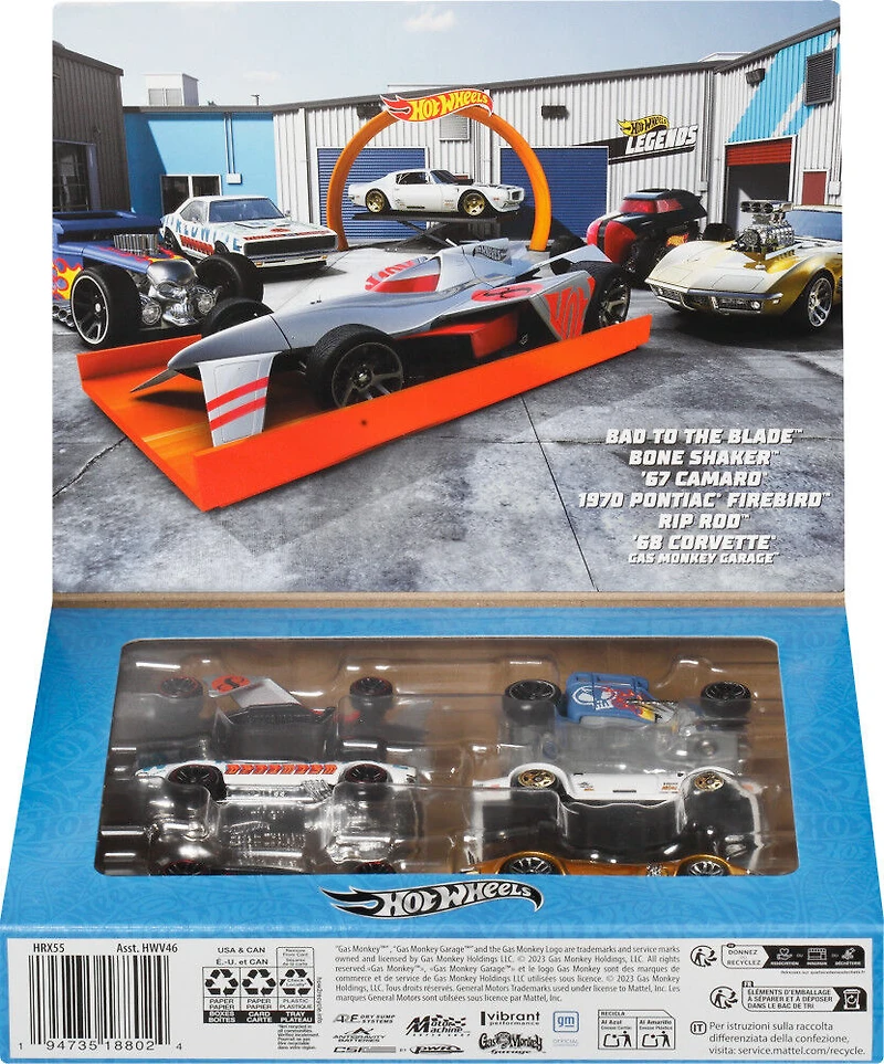 Hot Wheels-Lot de 6véhicules en métal [exclusivité Walmart]