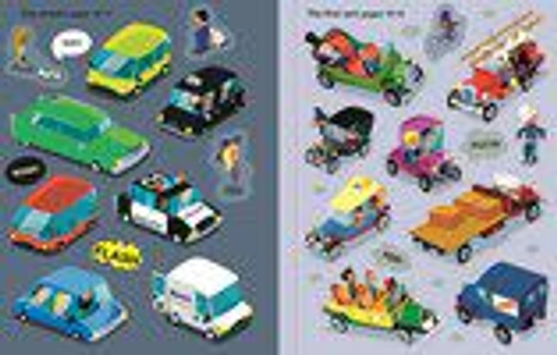 First Sticker Book Cars - Édition anglaise