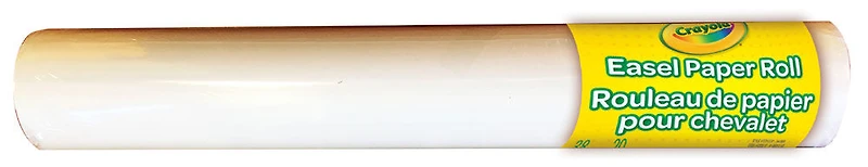 Crayola White Easel Paper Roll, 65'