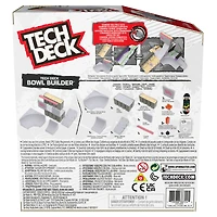 Tech Deck, Bowl Builder X-Connect Park Creator , Coffret rampe à construire et à personnaliser avec fingerboard exclusif