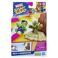 Marvel Stunt Squad, Hulk contre Abomination, coffret de figurines de 3,5 cm