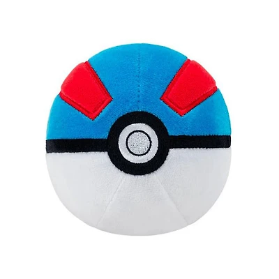 Peluche Pokémon Poké Ball 5 pouces Great Ball