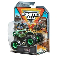 Monster Jam, Monster truck Kraken officiel, véhicule en métal moulé, série Arena Favorites, échelle 1:64