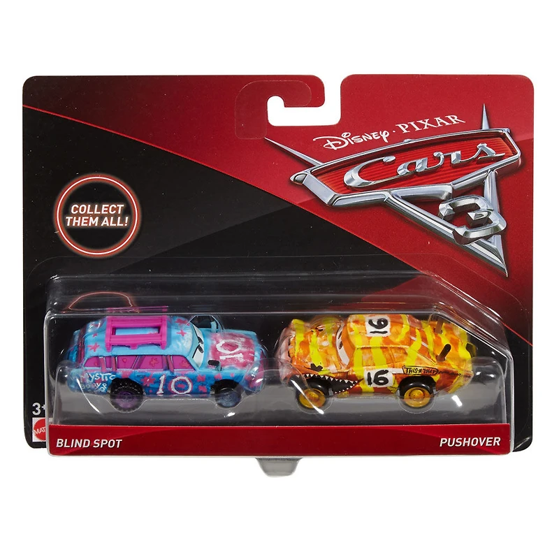 Disney/Pixar Les Bagnoles - Coffret de 2 véhicules - Blind Spot et Pushover.