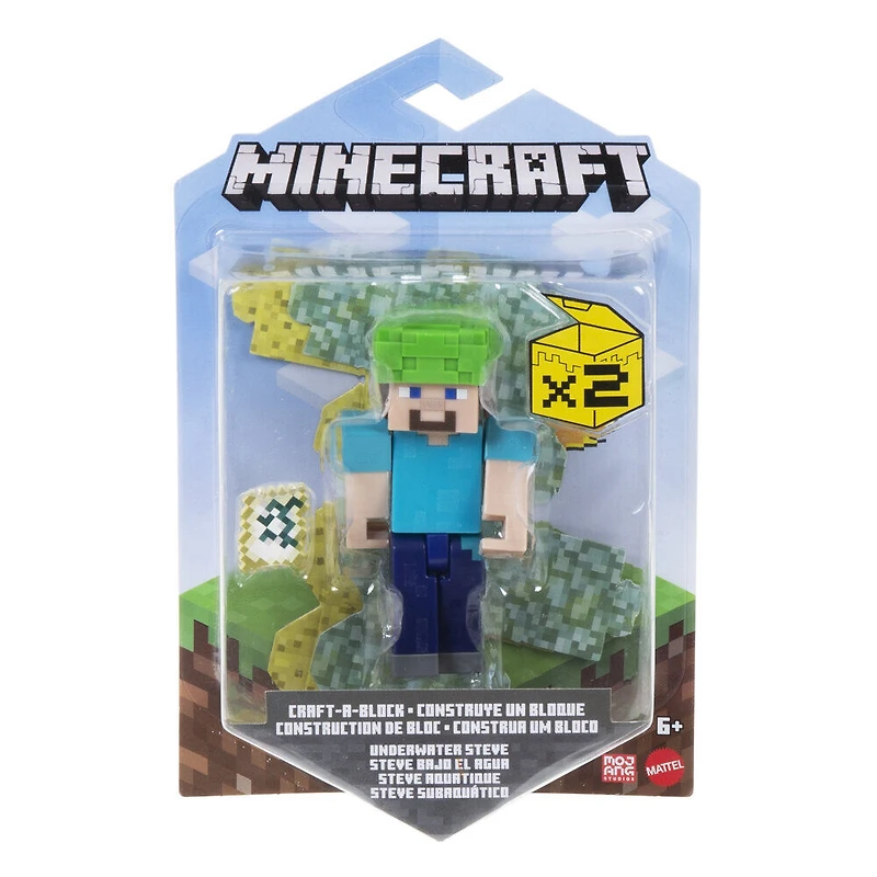 Minecraft - Figurine - Steve Aquatique