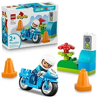 LEGO DUPLO Town Blue Police Motorcycle Toy - Toddler Learning Toy for Boys & Girls, Ages 2+ - 10471