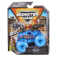 Monster Jam, Monster truck Son-uva Digger officiel, véhicule en métal moulé, échelle 1:64