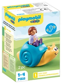 Playmobil - Enfant avec escargot à bascule 1.2.3