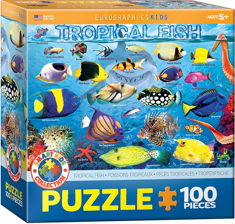 Eurographics Educational 100 Piece Tropical Fish