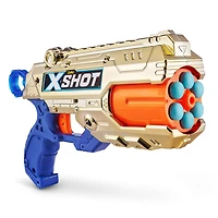 Ensemble combo de lance-fléchettes X-Shot Excel Reflex 6 (16 fléchettes en mousse) par ZURU