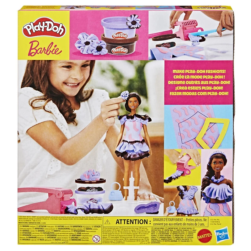 Play-Doh Barbie Style fashionista, coffret de pâte à modeler