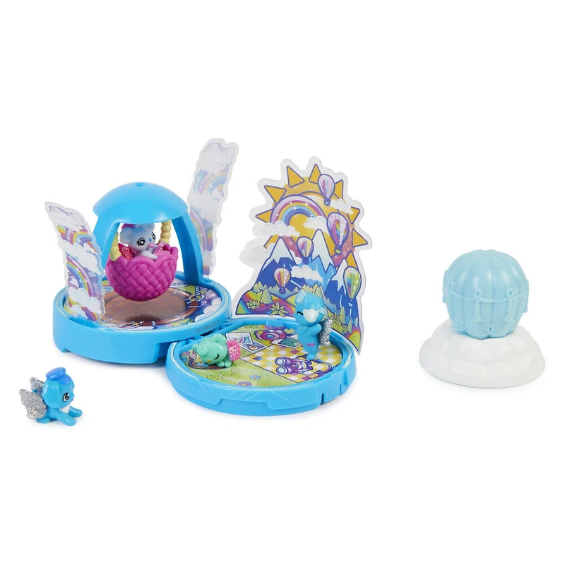 Hatchimals CollEGGtibles, Playdate Pack Rainbow-cation, Coffret oeuf avec 4 personnages et 2 accessoires (les styles peuvent varier)