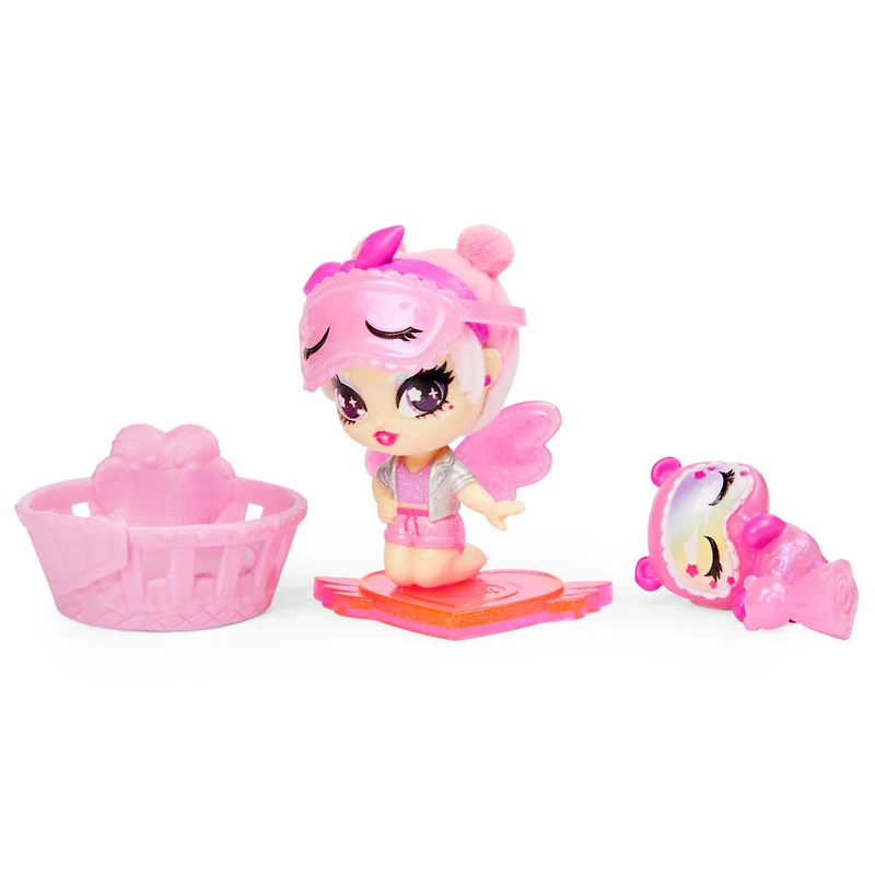 Hatchimals Pixies, Shimmer Babies Babysitter avec bébé Hatchimal et accessoires de jeu (les styles peuvent varier)