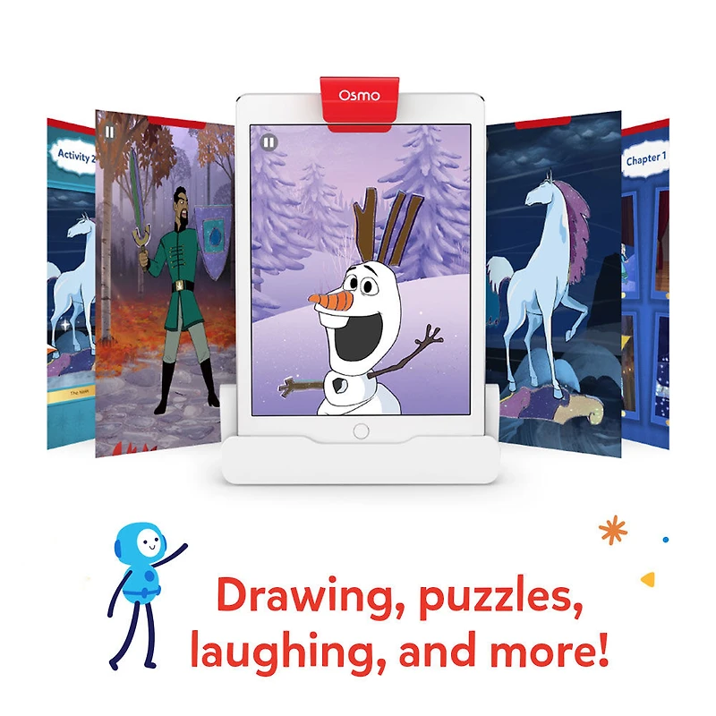 Osmo - Super Studio Frozen 2: Jeu de dessin (Une base Osmo est nécessaire pour jouer)