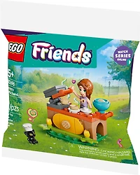 LEGO Friends Autumn's Waffle Stand - Includes Autumn Minidoll and Pluto the Cat - Travel Toy for Kids - 30696