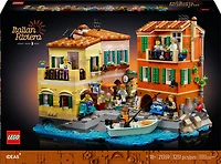 LEGO Ideas La Riviera Italienne, Ensemble Modèle d'Architecture pour Adultes, Cadeau Thématique, Ensemble de Construction 21359