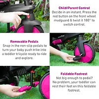 smarTrike STR3 - tricycle pliant bébé - Rose