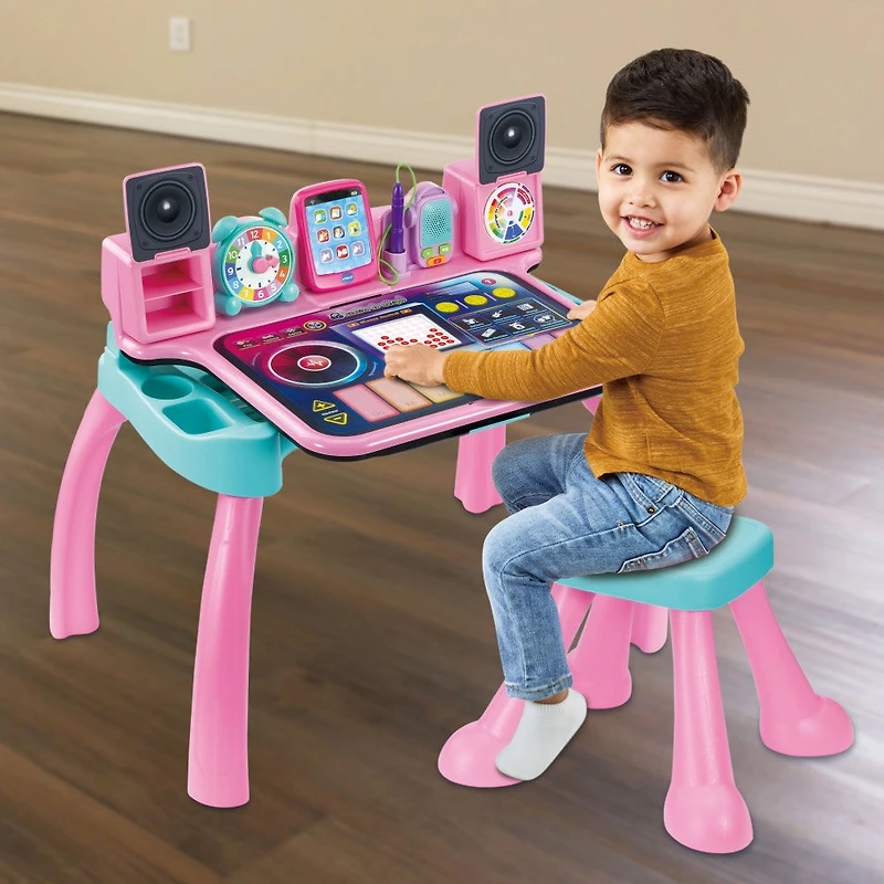 VTech Explore & Write Deluxe Activity Desk - Pink - French Edition - R Exclusive